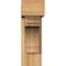 Ekena Millwork Merced Block Rough Sawn Bracket w/ Offset Brace, Western Red Cedar, 6"W x 18"D x 18"H BKT0604X18X18MRC05RWR - alternate 3